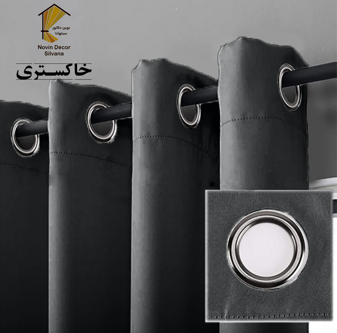 پرده نوین دکور سیلوانا مدل کتان NY31 سایز 280x140 سانتی‌متر