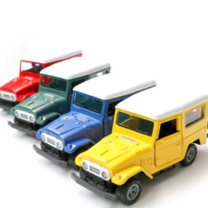 ماشین بازی مدل جیپ تویوتا فلزی کد 242