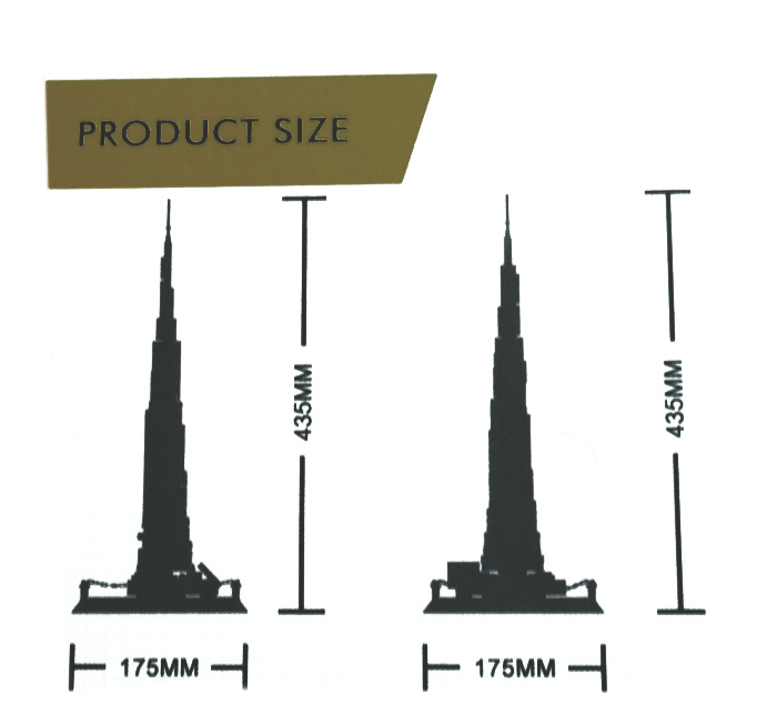 لگو ونگ مدل The Burj Khalifa Tower