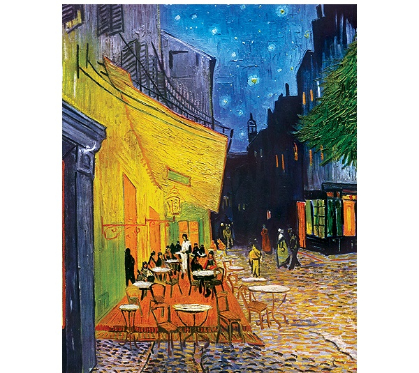 پازل 1000 تکه آرت پازل طرح Cafe Terrace at Night کد 5210