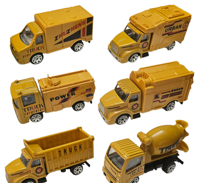 ماشین بازی مدل Mini Trucks بسته 6 عددی