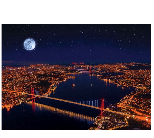 پازل 1000 تکه آرت پازل طرح Three Bridges کد 5239