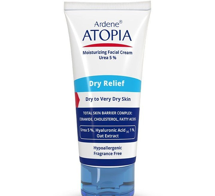 کرم مرطوب کننده صورت آردن مدل Atopia 5٪ Urea حجم 50 میلی لیتر