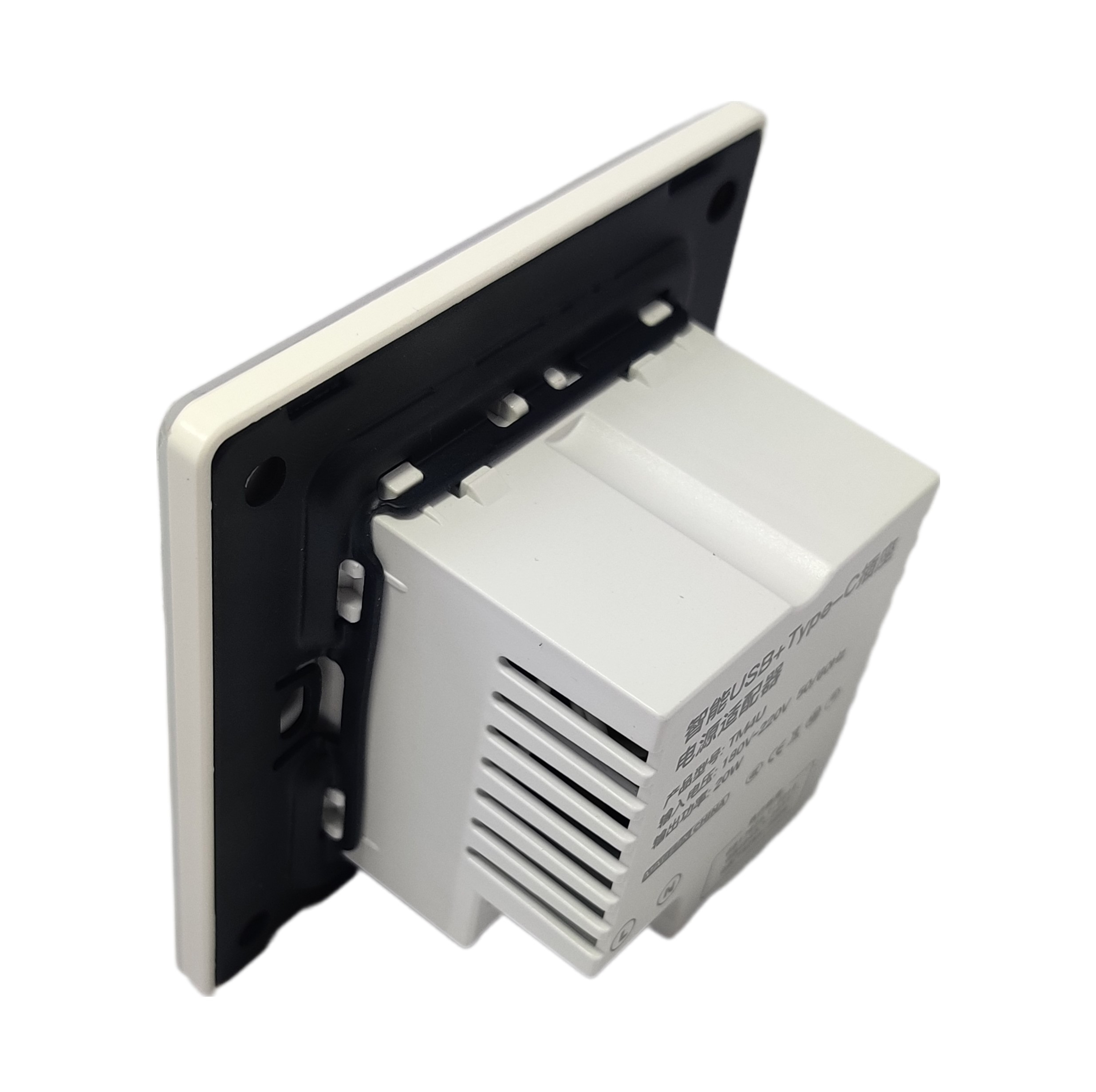 پریز مدل توکار USB-TYPE-C  قاب دار