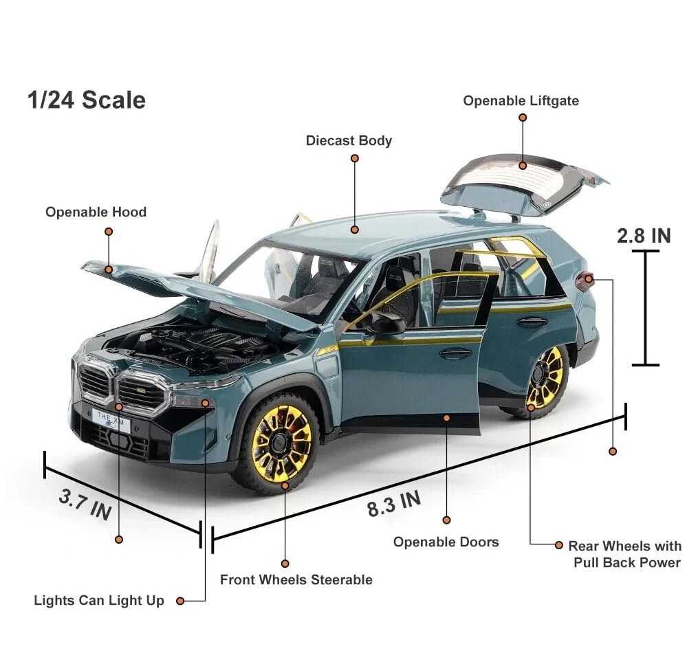 ماکت ماشین مدل بی ام دبلیو طرح BMW XM