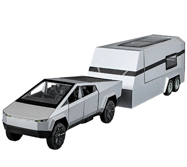 ماشین بازی مدل Tesla Pickup Trailer