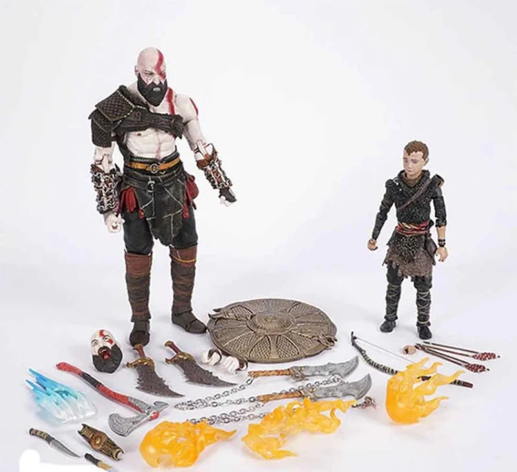 اکشن فیگور نکا مدل کریتوس و آترئوس سری God of War New