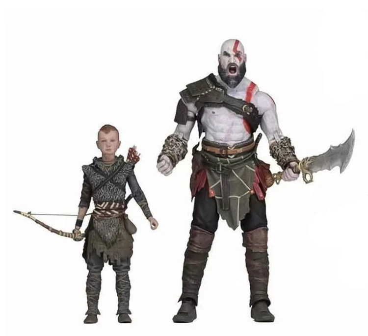 اکشن فیگور نکا مدل کریتوس و آترئوس سری God of War New