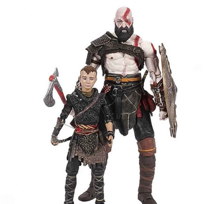 اکشن فیگور نکا مدل کریتوس و آترئوس سری God of War New