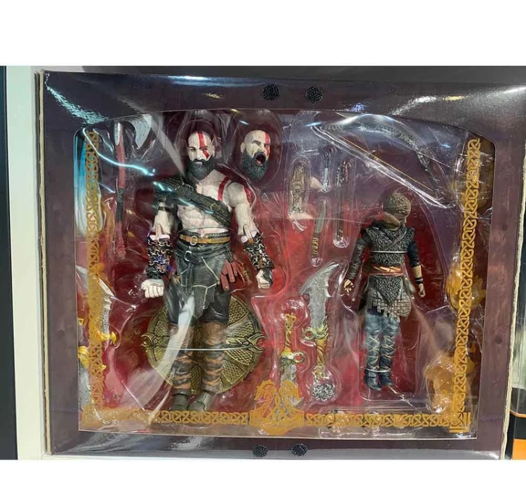 اکشن فیگور نکا مدل کریتوس و آترئوس سری God of War New