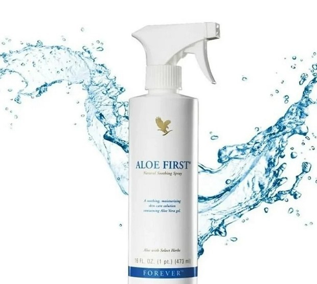اسپری ترمیم‌ کننده پوست فوراور لیوینگ پروداکتس مدل Aloe First حجم 473 میلی‌لیتر