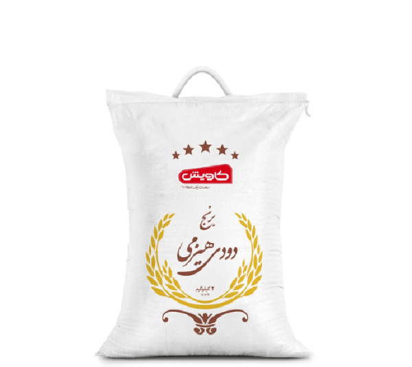 برنج دودی هیزمی کاویش وزن 2 کیلوگرم