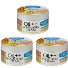 کرم مرطوب کننده کامان مدل oil++ حجم 250 میلی لیتر مجموعه 3 عددی