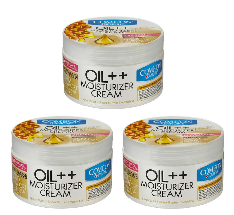 کرم مرطوب کننده کامان مدل oil++ حجم 250 میلی لیتر مجموعه 3 عددی