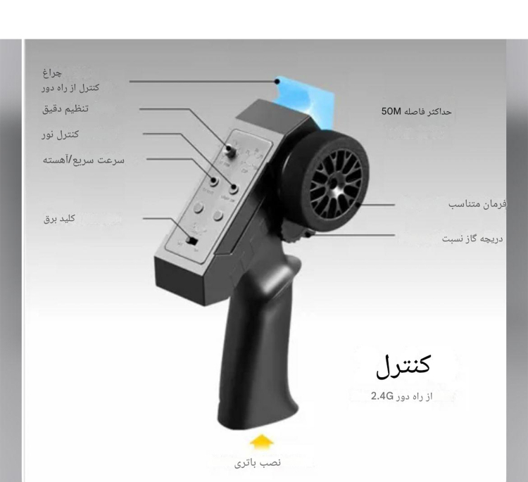 ماشین کنترلی مدل Toyota Land Cruser MN82