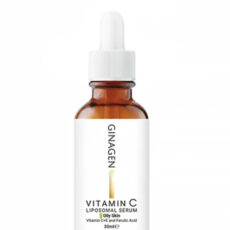 سرم روشن کننده پوست ژیناژن مدل Vitamin C مناسب پوست چرب حجم 30 میلی لیتر