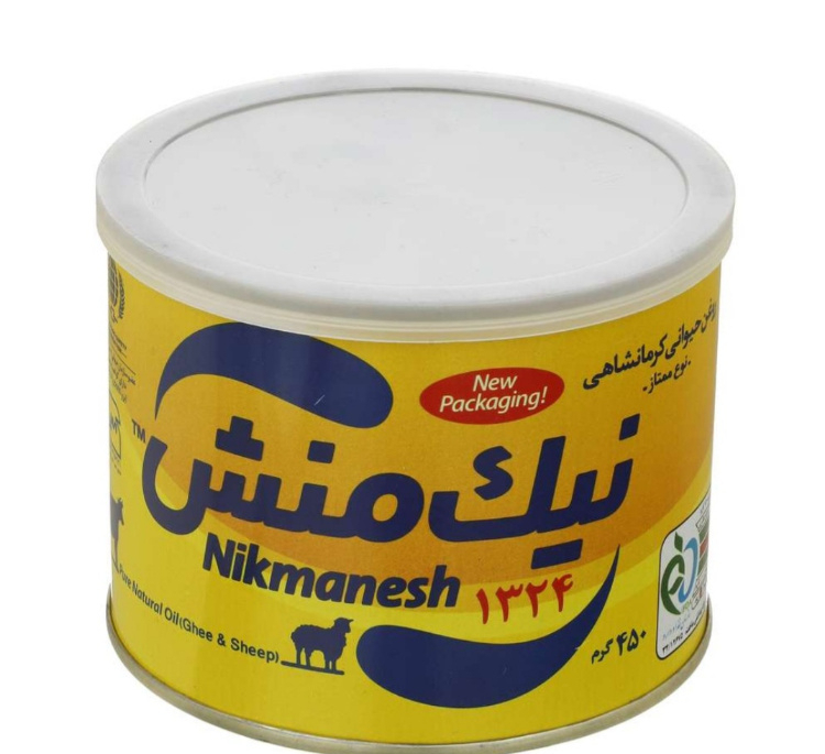 روغن حیوانی کرمانشاهی ممتاز نیک منش وزن 450 گرم