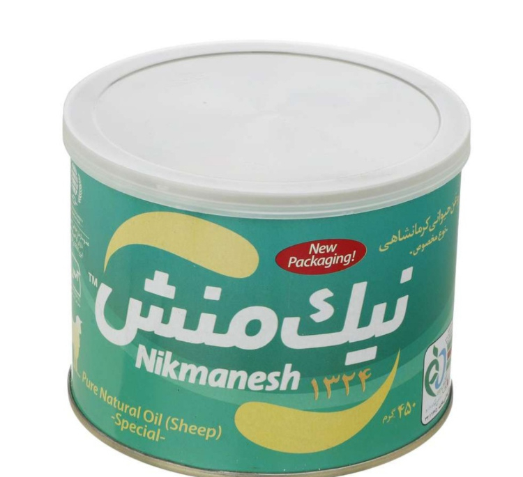 روغن حیوانی کرمانشاهی مخصوص نیک منش وزن 450 گرم
