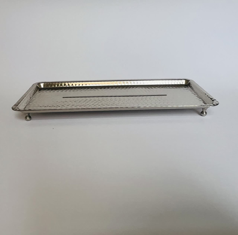 رولت خوری مسی مدل مستطیلی پایه دار کد ZH424.2