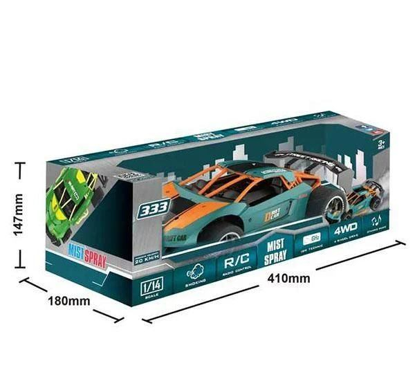 ماشین بازی کنترلی دودزا شارژی سرعت 20 کد 333