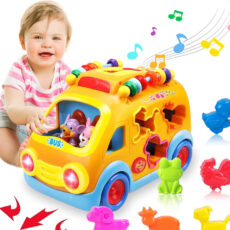 ماشین اتوبوس شادی هولی تویز مدل 988 Activity Shape Sorting Bus