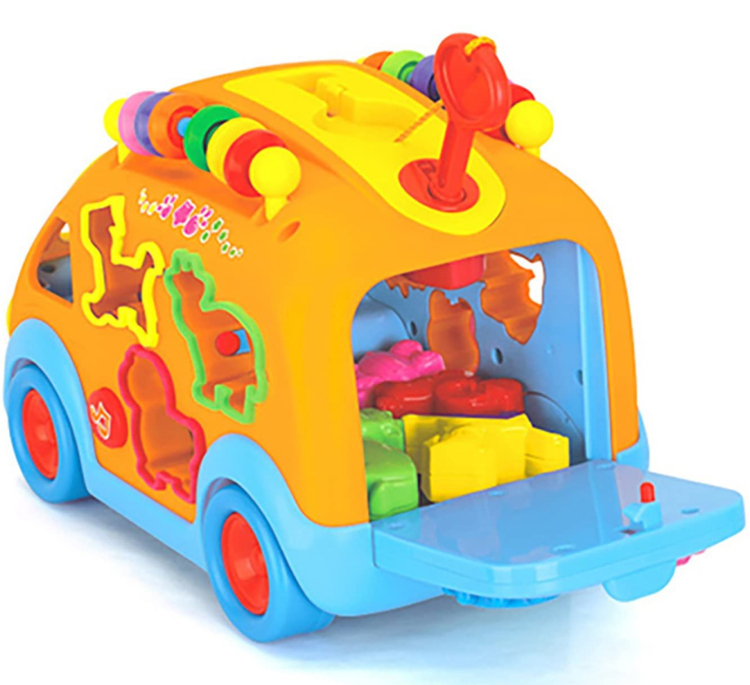 ماشین اتوبوس شادی هولی تویز مدل 988 Activity Shape Sorting Bus