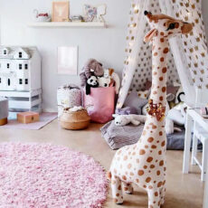 عروسک طرح زرافه کد NT140 ارتفاع 70 سانتی متر