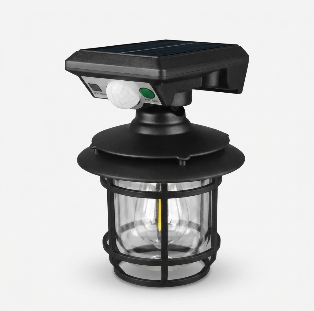 چراغ دیواری مدل خورشیدی طرح فانوس کد JD-1578