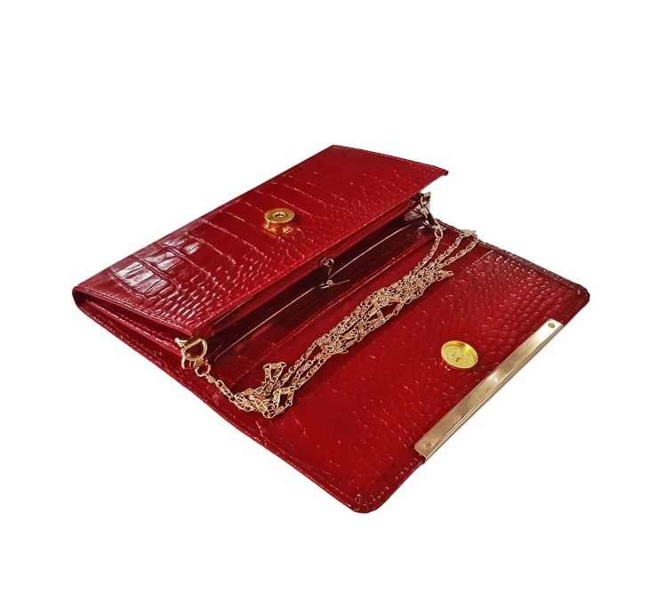 کیف دوشی چرم طبیعی زنانه مدل رزیتا