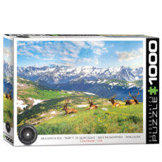 پازل 1000 تکه یوروگرافیکس پازلز مدل Mountain Elks – Colorado