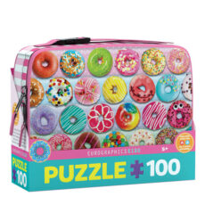 پازل 100 تکه یوروگرافیکس پازلز مدل 9100-5825 Delightful Donuts Lunch Bag