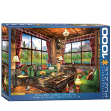 پازل 1000 تکه یوروگرافیکس پازلز مدل Cozy Cabin