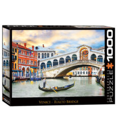 پازل 1000 تکه یوروگرافیکس پازلز مدل 6000-0766 Venice Rialto Bridge