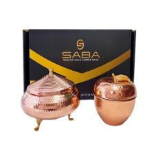 قندان مسی مدل سیب کد HS55 بسته 2 عددی