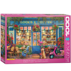 پازل مدل Books & Coffee کد 6000-5869