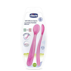 قاشق غذا کودک چیکو مدل softly spoon بسته ۲ عددی