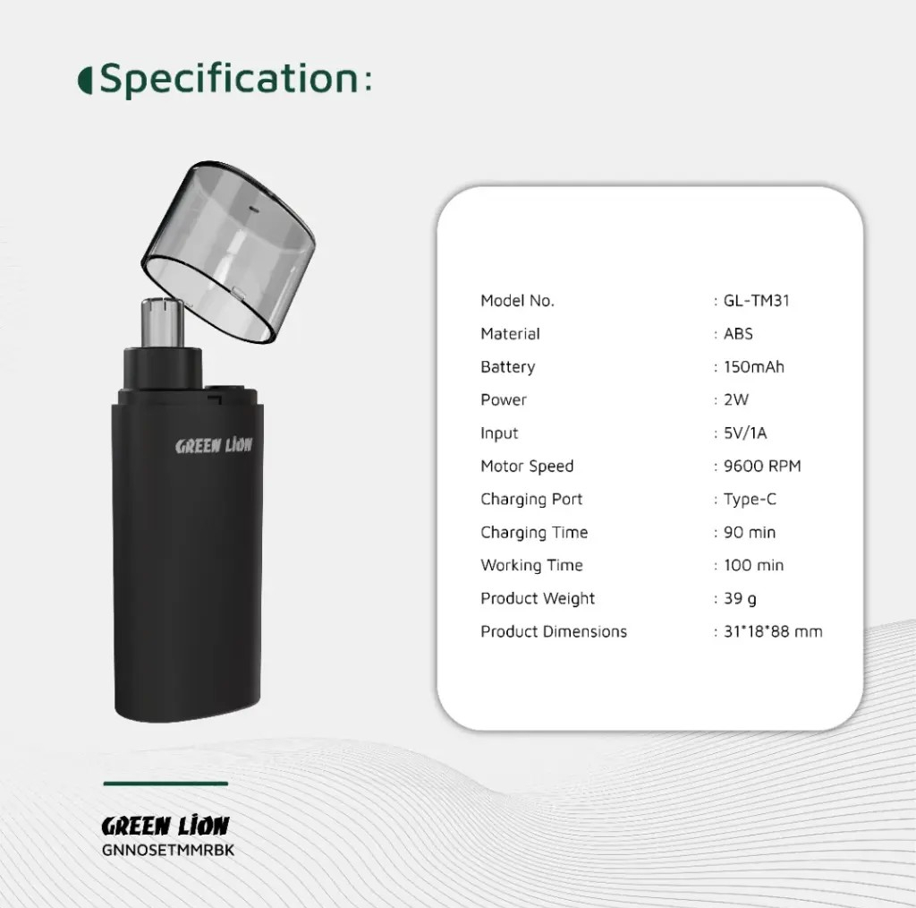 ماشین اصلاح موی بینی گرین لاین مدل PRO