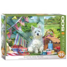 پازل 500 تکه یوروگرافیکس پازلز مدل Scottie Dog Picnic كد 5461-6500