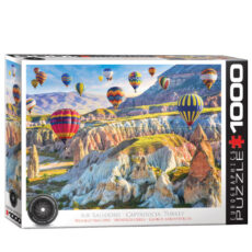 پازل 1000 تکه یوروگرافیکس پازلز مدل 6000-5717 Air Balloons Over Cappadocia