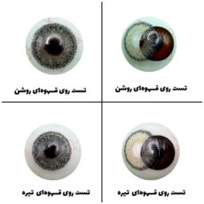 لنز چشم رویال ویژن مدل LUMIRERE GRAY کد 05 رنگ طوسی سبز دوردار