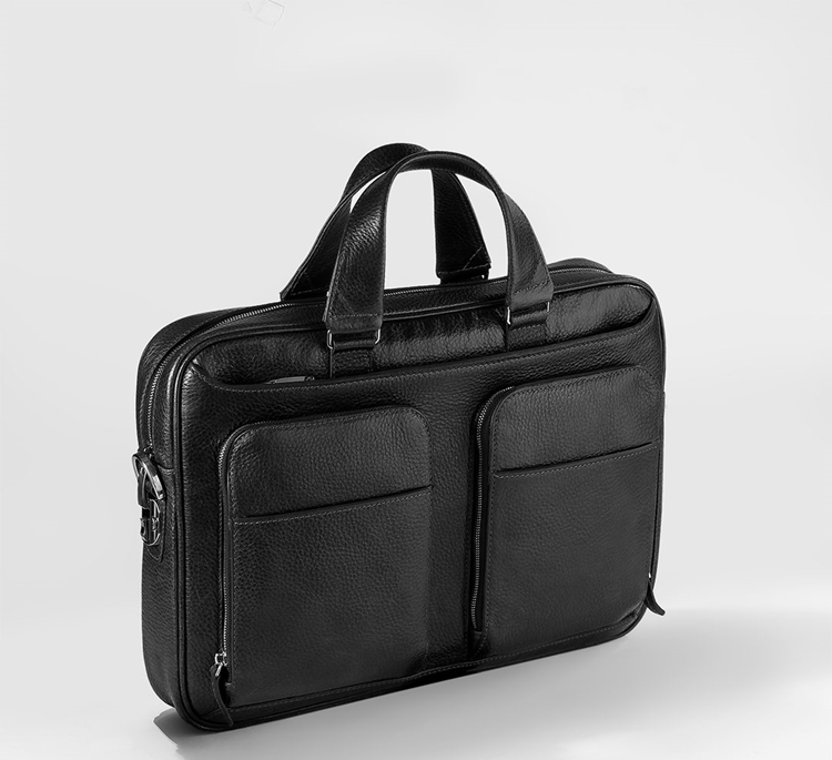 کیف اداری دستی مردانه چرم حقی کد BC27B