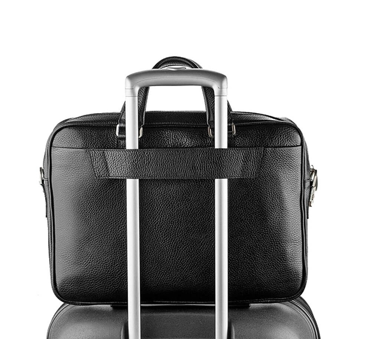کیف اداری دستی مردانه چرم حقی کد BC27B