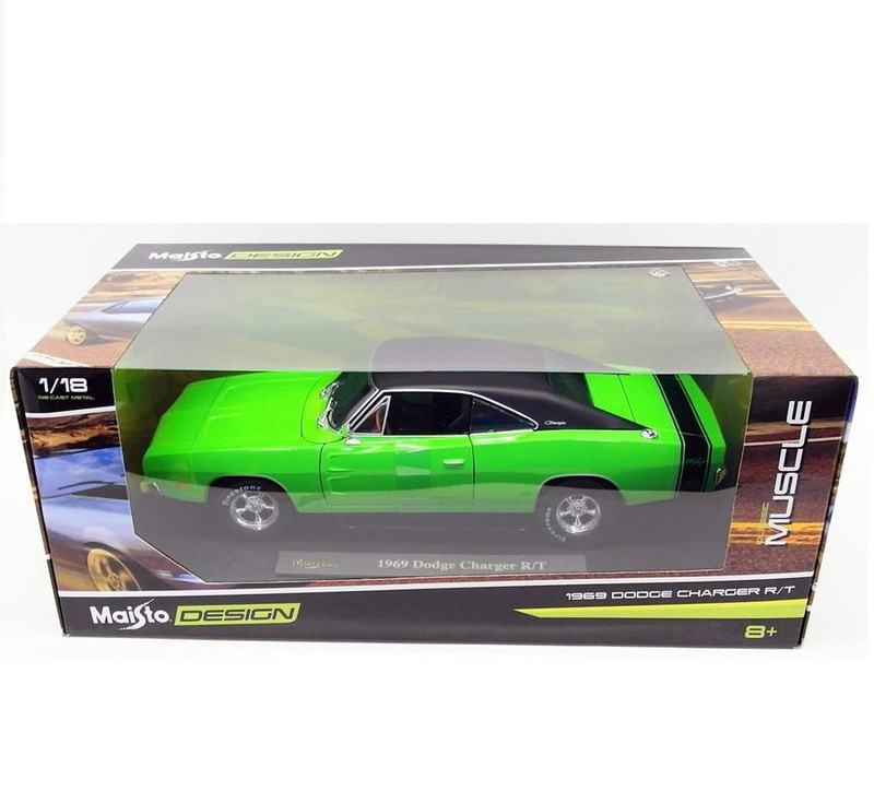 ماشین بازی مایستو مدل DODG CHARGER R/T 1969