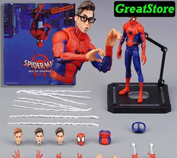 اکشن فیگور پیتر پارکر مدل Into The Spider-Verse