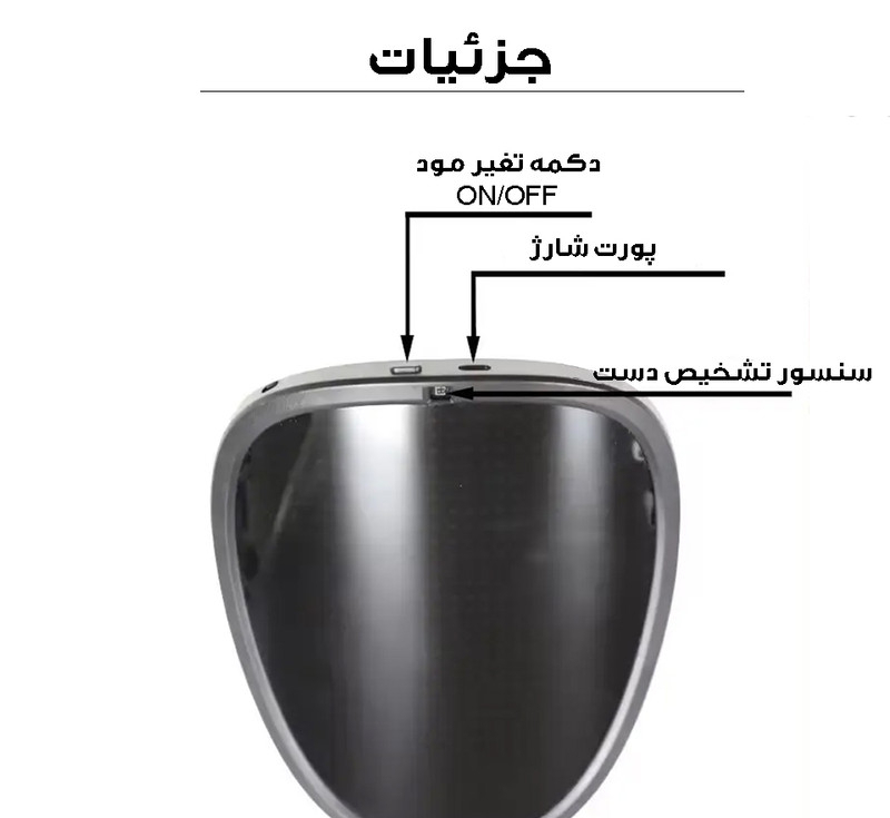 ماسک ایفای نقش هوشمند مدل شاینینگ کد Child Shining-2121 RGB