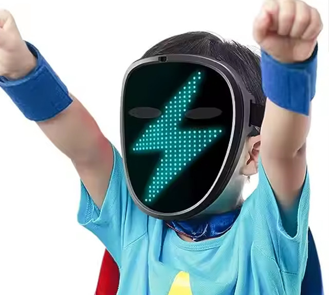 ماسک ایفای نقش هوشمند مدل شاینینگ کد Child Shining-2121 RGB