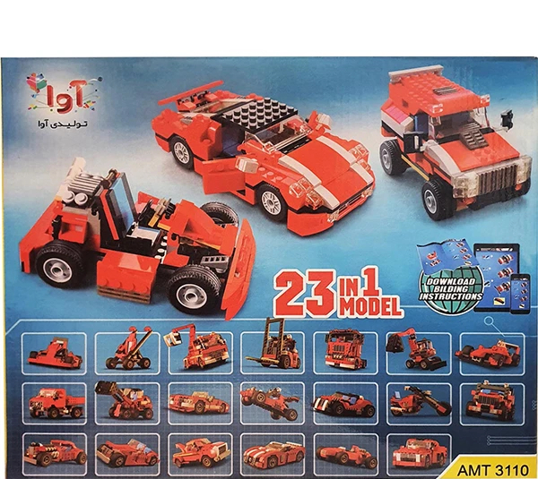 ساختنی آوا طرح ماشین مدل AMT3110 کد 1