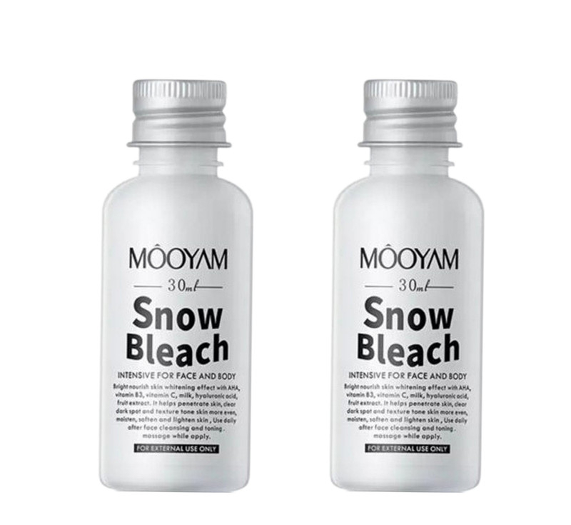 کرم روشن کننده دائمی مویام مدل snow bleach وزن 30 گرم بسته 2 عددی
