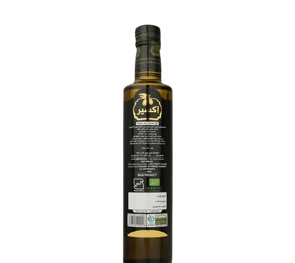 روغن زیتون ارگانیک فرابکر اکسیر حجم 500 میلی لیتر