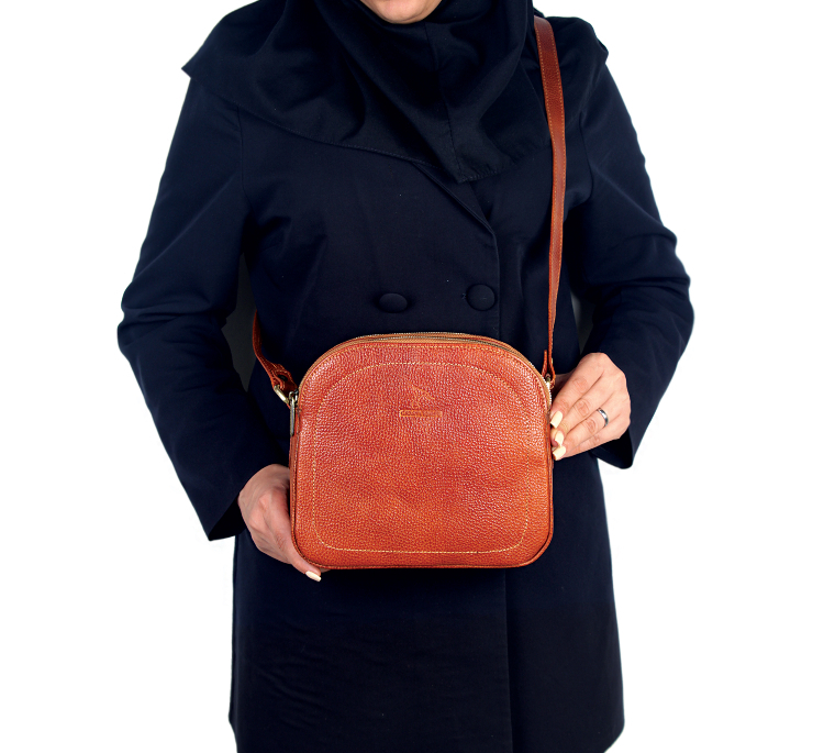 کیف رودوشی زنانه چرم بارز کد DG81.1